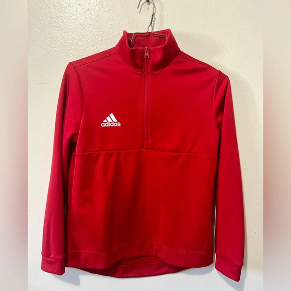 Adidas Team Issue Red Quarter Zip - Medium - Picture 3 of 9